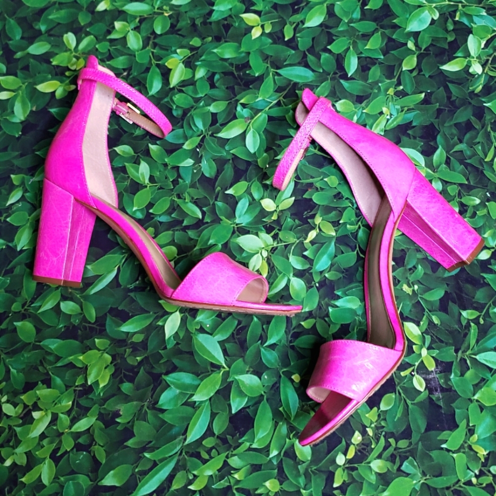 Vince Camuto Pop Pink Heels Size 10